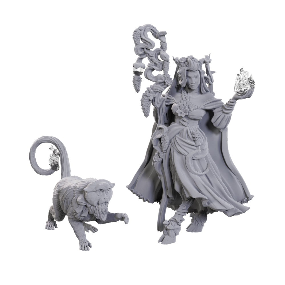 Critical Role Unpainted Miniatures: Fearne Calloway &amp; Mister (Preorder)