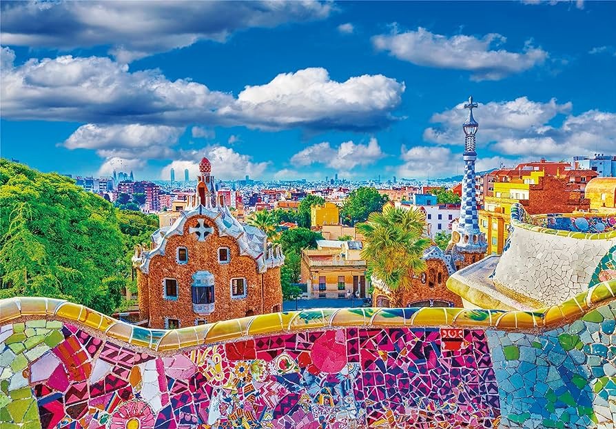 Clementoni Park Guell Barcelona 1000 Piece Jigsaw - Italy Collection