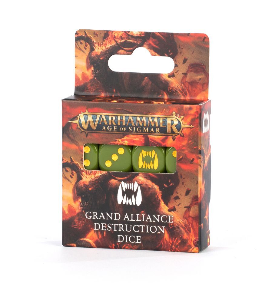 Warhammer Age of Sigmar - Grand Alliance Dice - Destruction