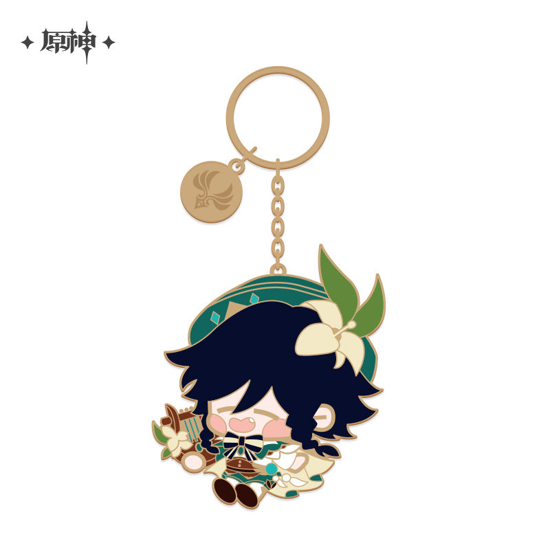 Genshin Impact Metallic Character Keychain - Venti