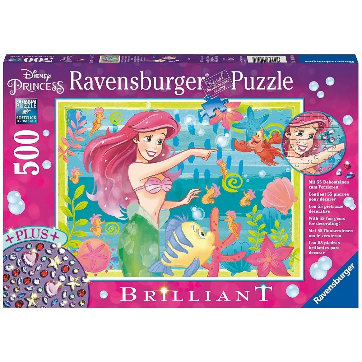 Ravensburger Ariels Underwater Paradise 500 Piece Jigsaw