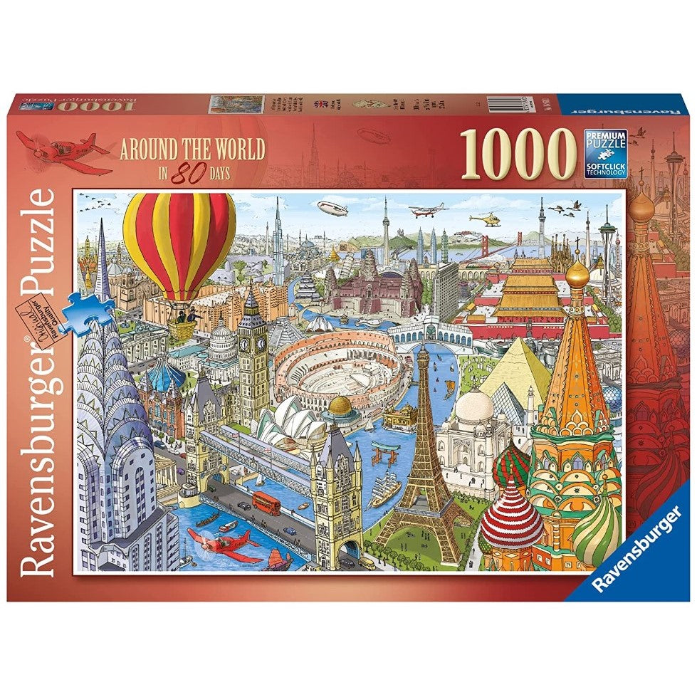 Ravensburger - Around the World in 80 Days - 1000 Piece Jigsaw