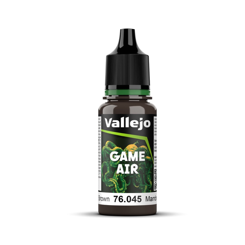 Vallejo Game Air - Charred Brown 18ml