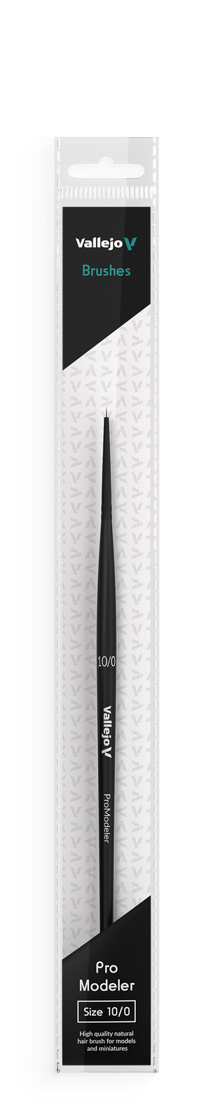 Vallejo Brushes - Pro Modeler - Natural Hair Round Brush No. 10/0 (Preorder)