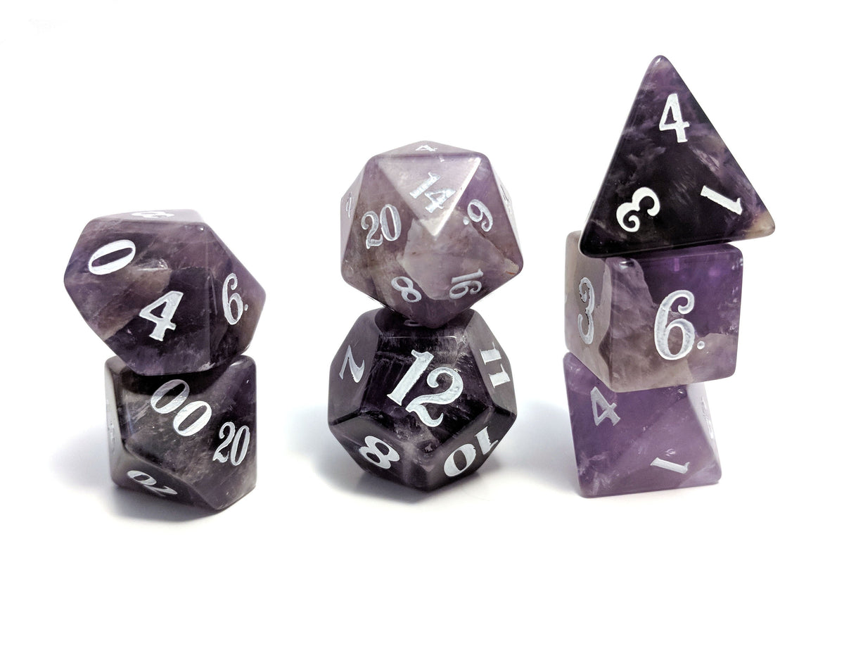 Level Up Dice - Amethyst Eldritch 7 Die Set