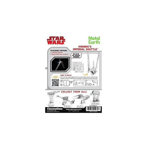 Metal Earth - Star Wars - Krennics Imperial Shuttle