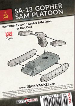 World War III: Soviet: SA-13 Gopher SAM Platoon (x2)