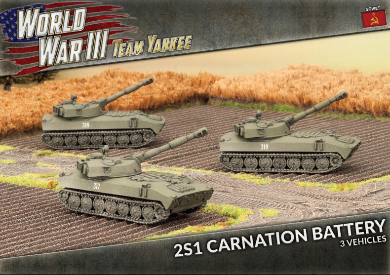 2s1 Carnation 122mm Sp Howitzer (x3)