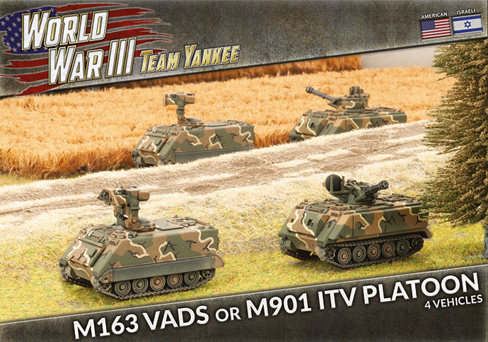 M163 Vads/M901 Itv Platoon (x4) (Plastic)