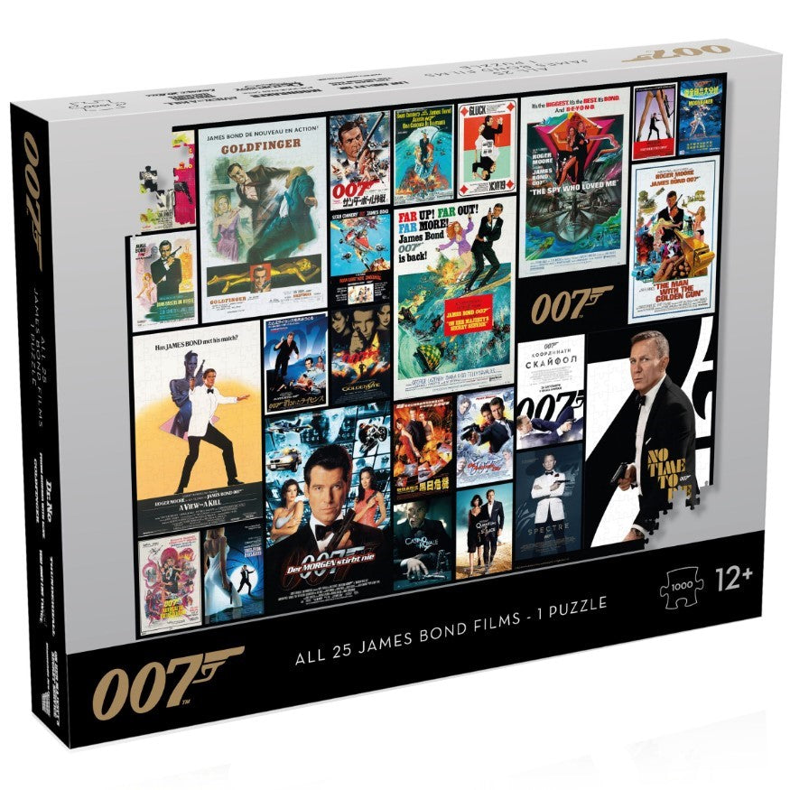 James Bond 007 All Movie Posters 1000 Piece Jigsaw