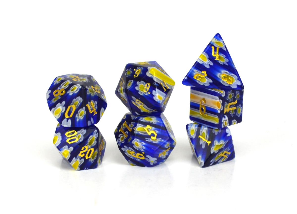 Level Up Dice - Bluebonnet Candy Glass (HP)