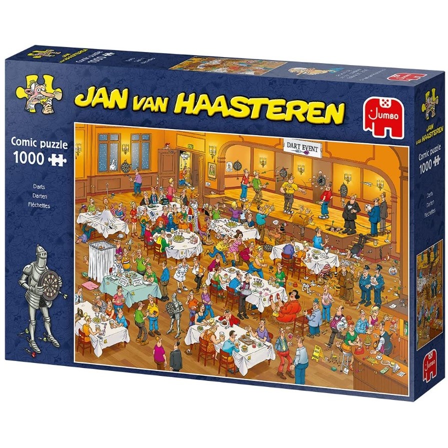 Jan Van Haasteren - Darts 1000 Piece Jigsaw