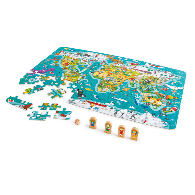 2-in-1 World Tour Puzzle &amp; Game