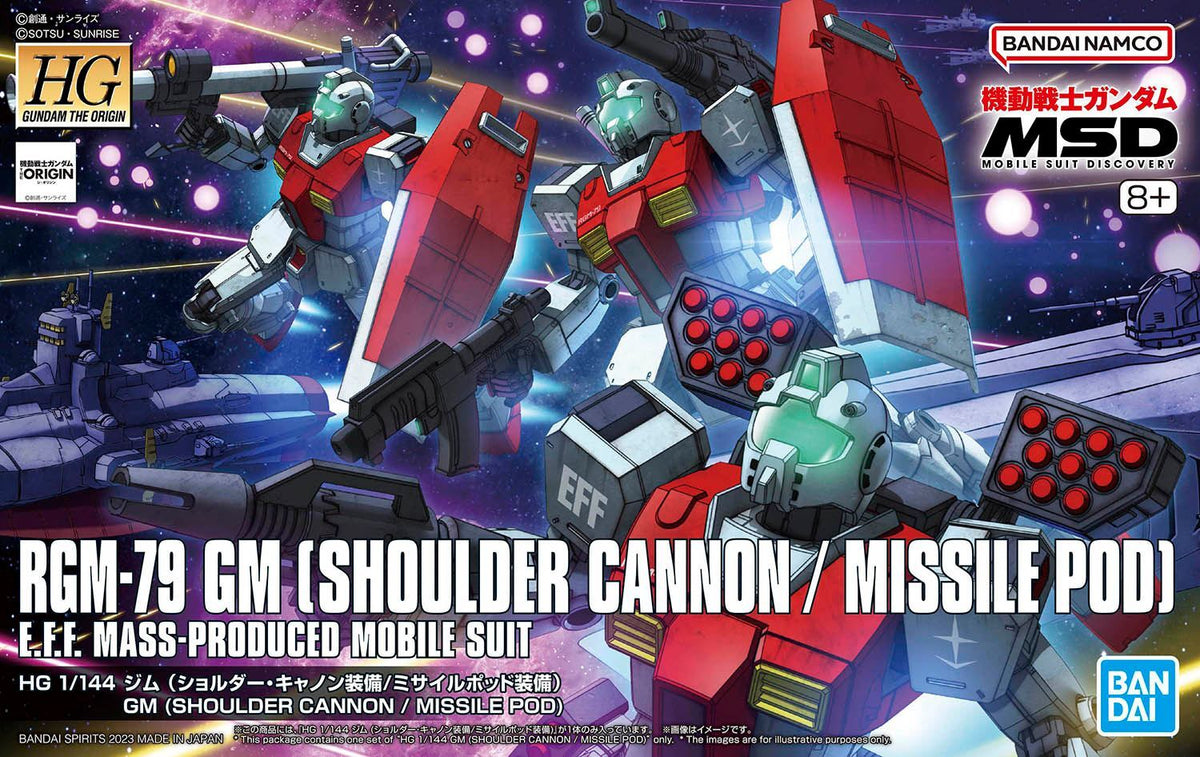 HG - RGM-79 (shoulder Cannon/ Missle Pod)