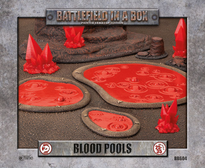 Battlefield in a Box: Blood Pools (x3) - 30mm