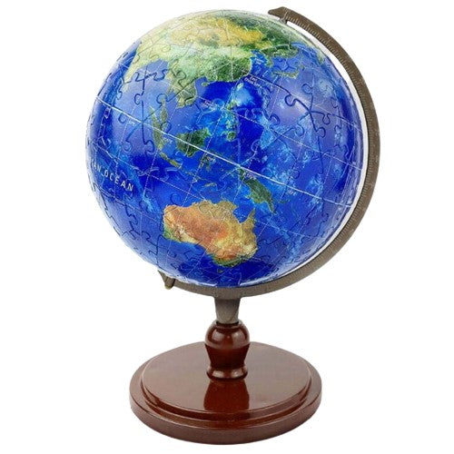 Puzzle Sphere 6 inch Blue Earth