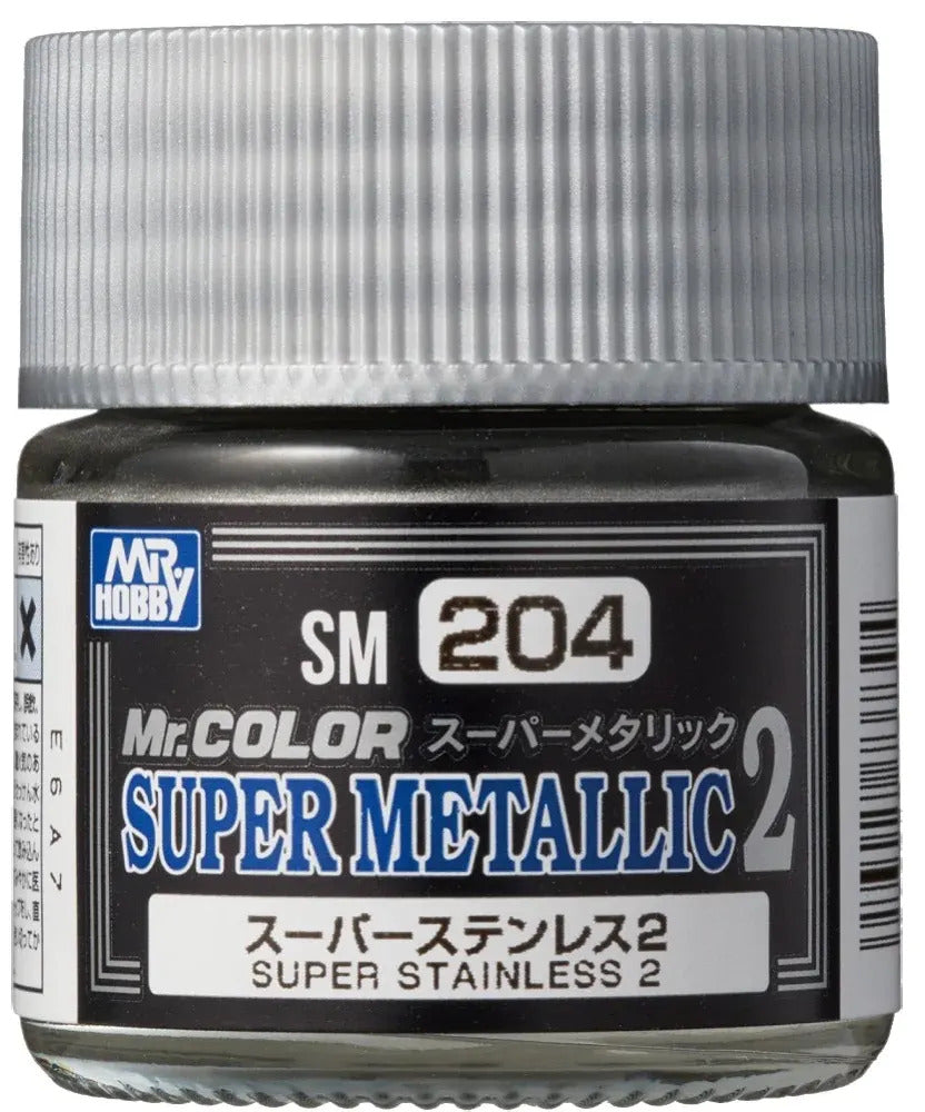 MR. Hobby Super Metallic 2 SM204 Super Stainless 2 10ml