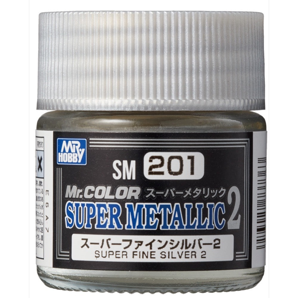 MR. Hobby Super Metallic 2 SM201 Super Fine Silver 10ml