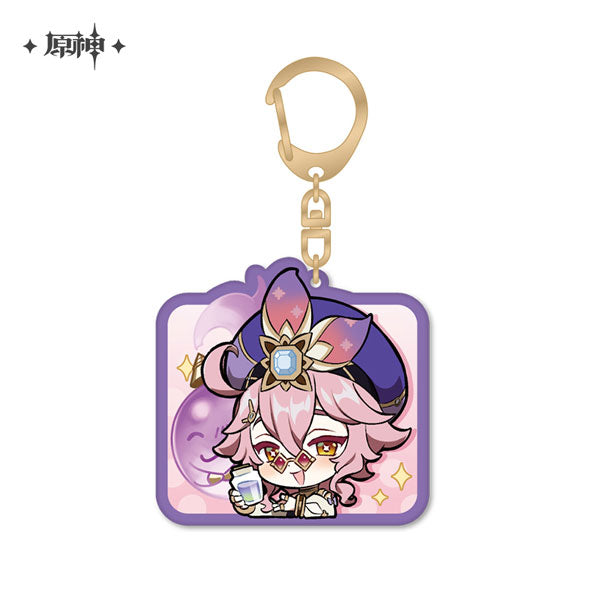 Genshin Impact Acrylic Keychain Emoji