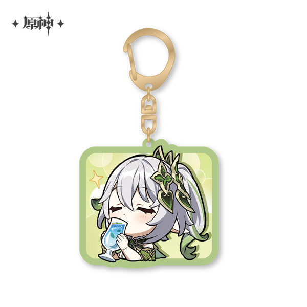 Genshin Impact Emoji Keychain