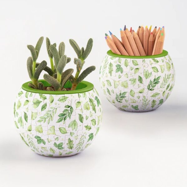3D Flowerpot - Elegant Green