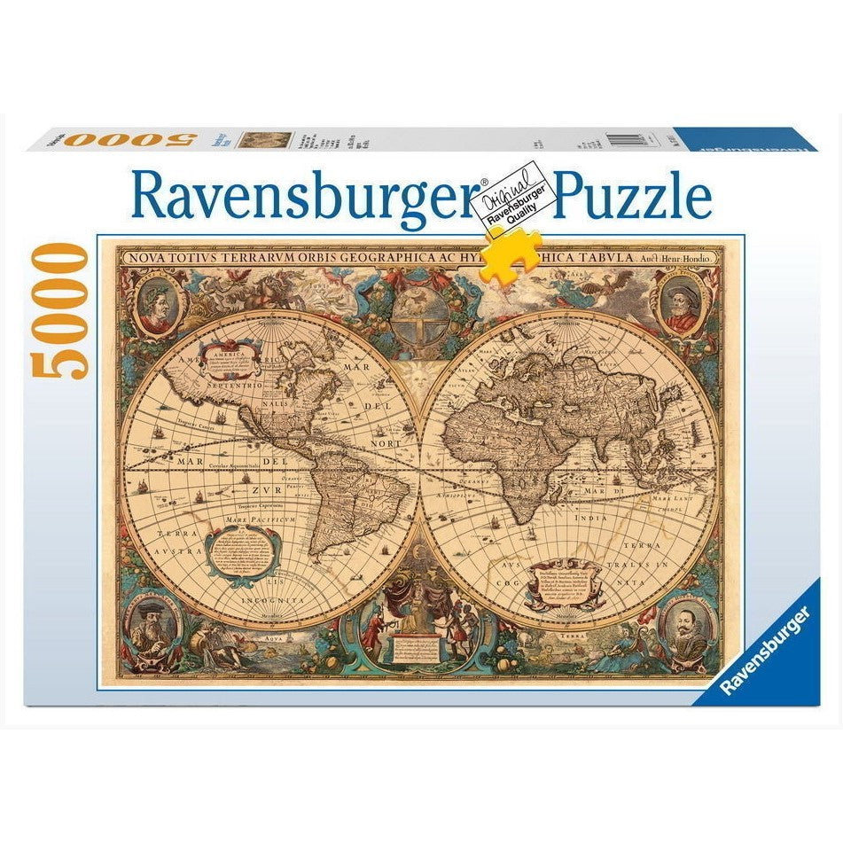Ravensburger Antique World Map - 5000 Piece Jigsaw