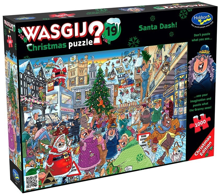 Wasgij? Xmas 19 Santa Dash! 1000 Piece Jigsaw