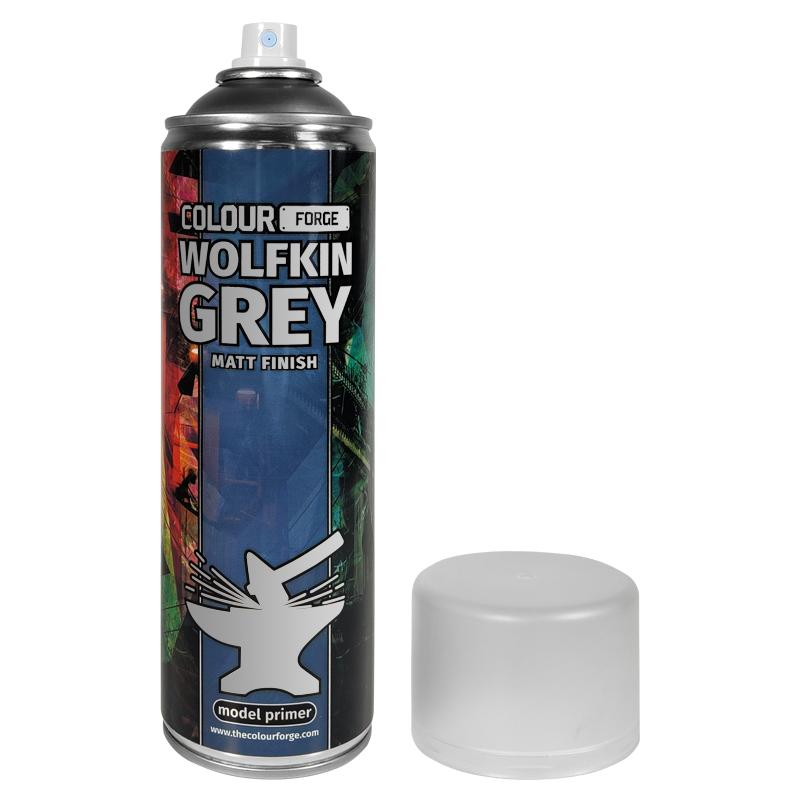 Colour Forge - Aerosol Spray Primer - Wolfskin Grey 500ml