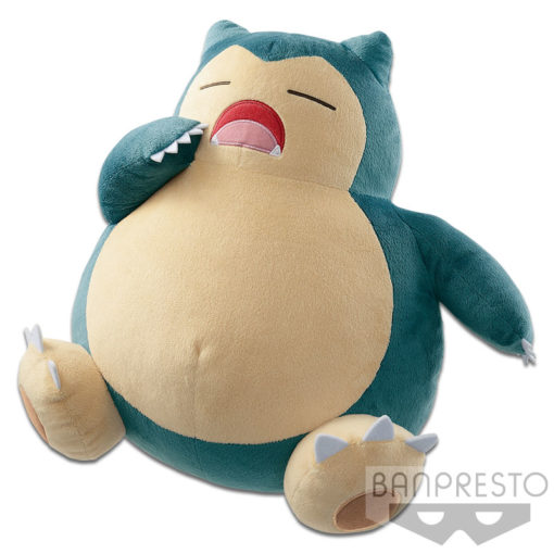 Pokemon - I Love Snorlax Sleeping Plush