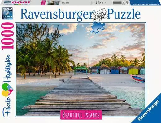 Ravensburger Beautiful Islands Maldives 1000 Piece Jigsaw