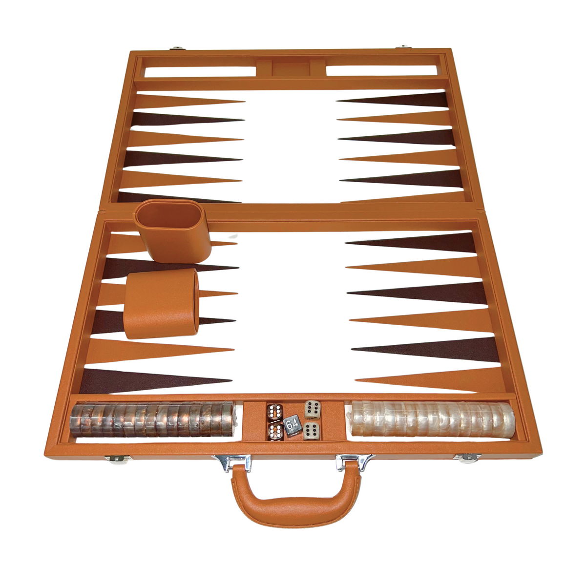 Dal Rossi Tan Backgammon 15 PU Leather