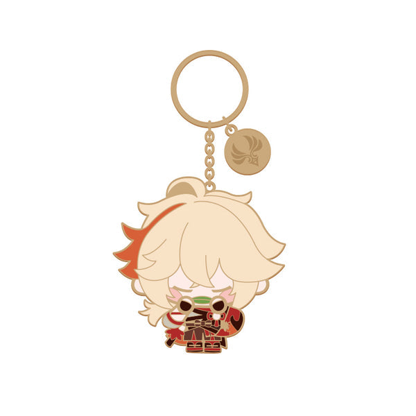 Genshin Impact Metallic Character Keychain - Kaedehara Kazuha