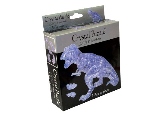 Clear 3D T-Rex Crystal Puzzle