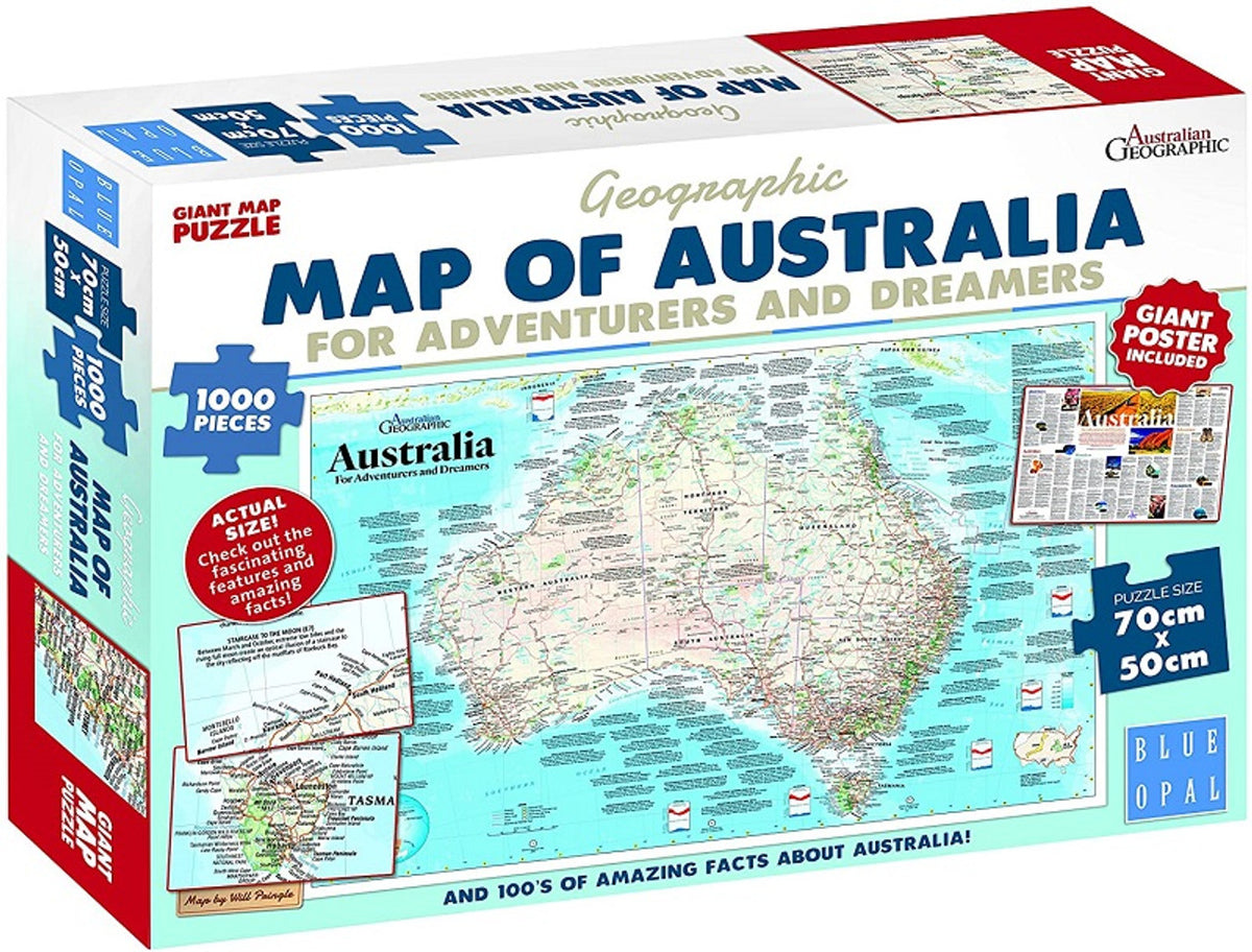 Adventures and Dreamers Puzzle and Poster 1000 Piece Jigsaw
