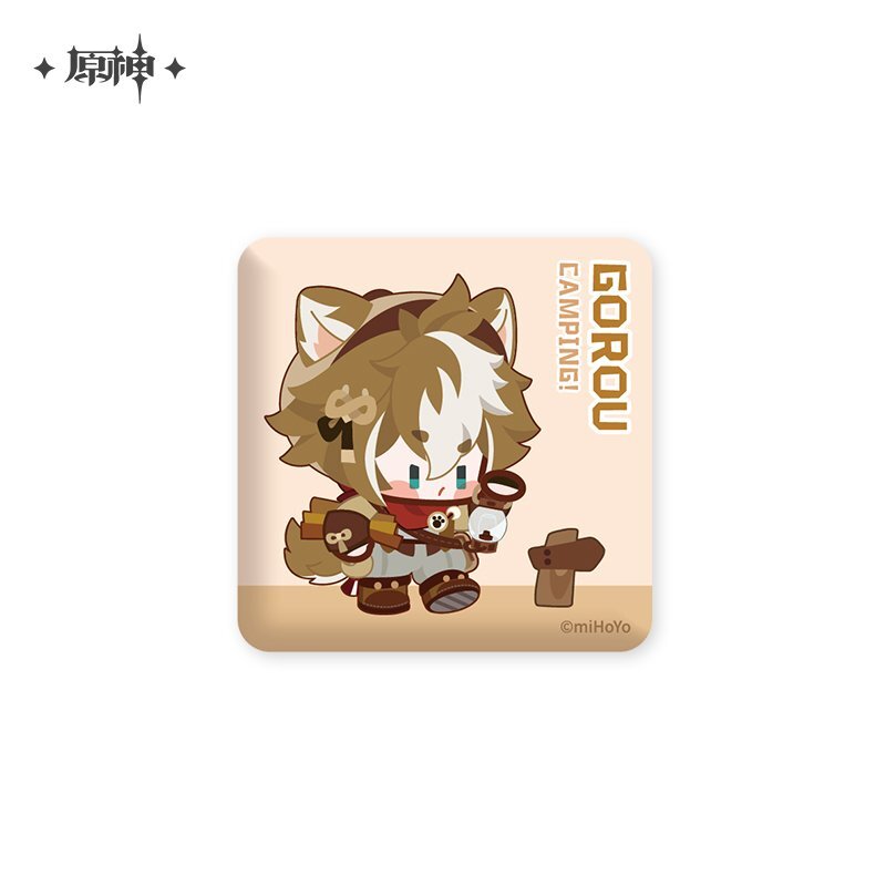 GENSHIN IMPACT Go Camping! Series: Badge - Gorou