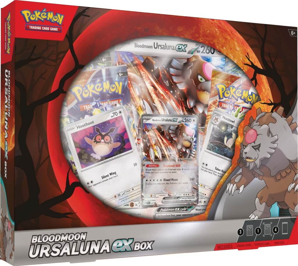 Pokemon TCG Bloodmoon Ursaluna ex Box (Preorder)