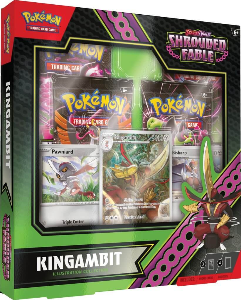 Pokemon TCG Scarlet &amp; Violet Shrouded Fable Kingambit Illustration Collection