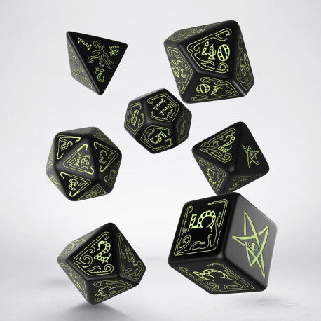 Q Workshop - Call of Cthulu - Glow in the Dark Dice Set