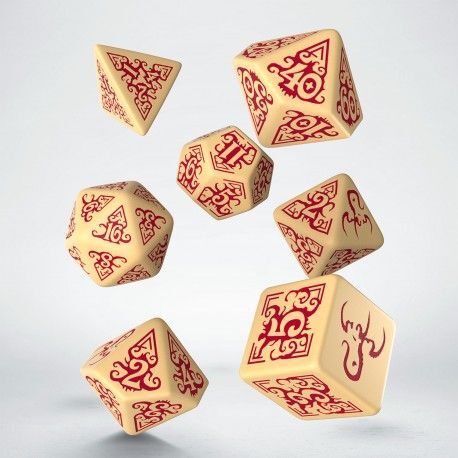 Q Workshop - Call of Cthulhu Masks of Nyarlathotep Dice Set (7)