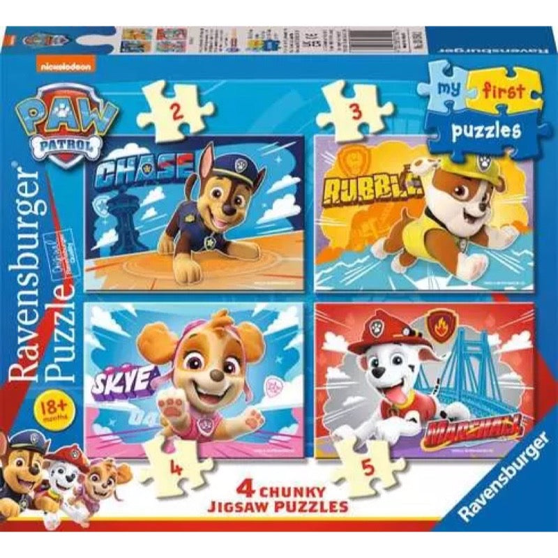 Ravensburger - Paw Patrol My First 2 3 4 5 Piece Jigsaw