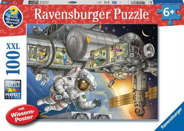 Ravensburger - On the space station 100 Piece Jigsaw