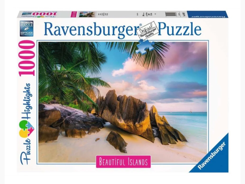 Ravensburger Beautiful Islands Seychelles 1000 Piece Jigsaw