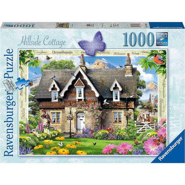 Ravensburger - Hillside Cottage 1000 Piece Jigsaw