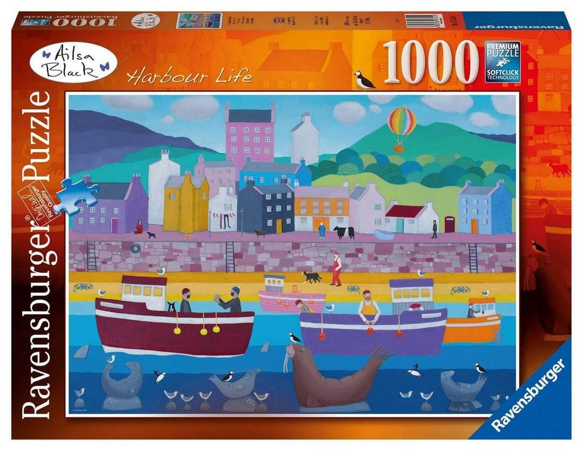 Ravensburger - Alisa Black Harbour Life 1000 Piece Jigsaw