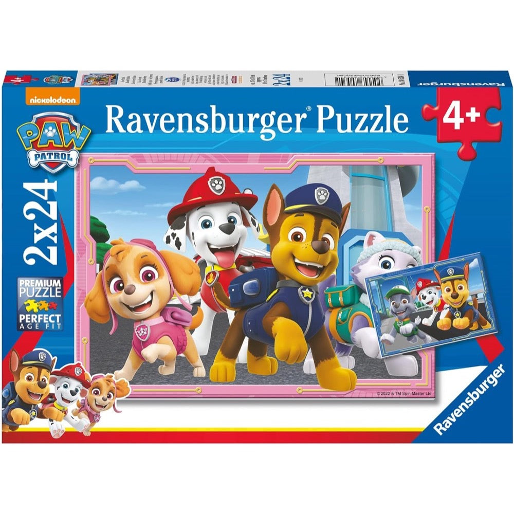Ravensburger - Paw Patrol Dog Heroes 2x24 Piece Jigsaw