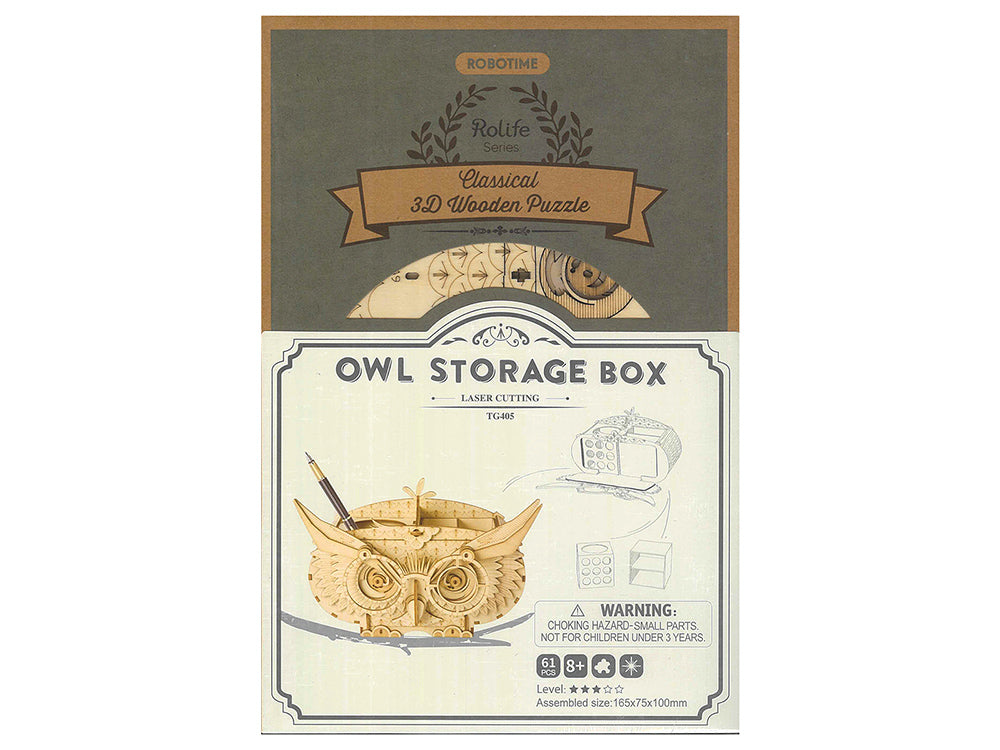 Owl Storage Box 3D Kit