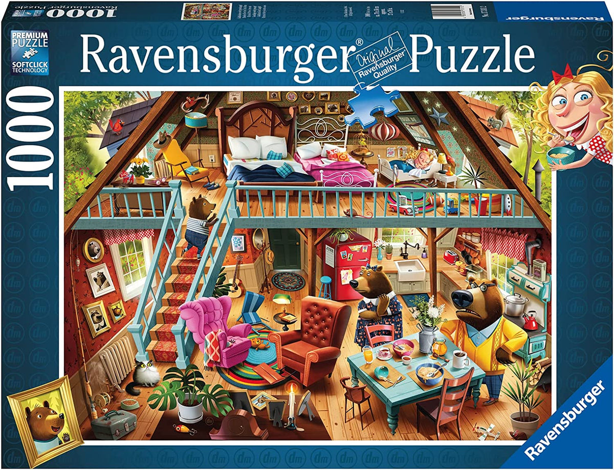 Ravensburger - Goldilocks Gets Caught! 1000 Piece Jigsaw