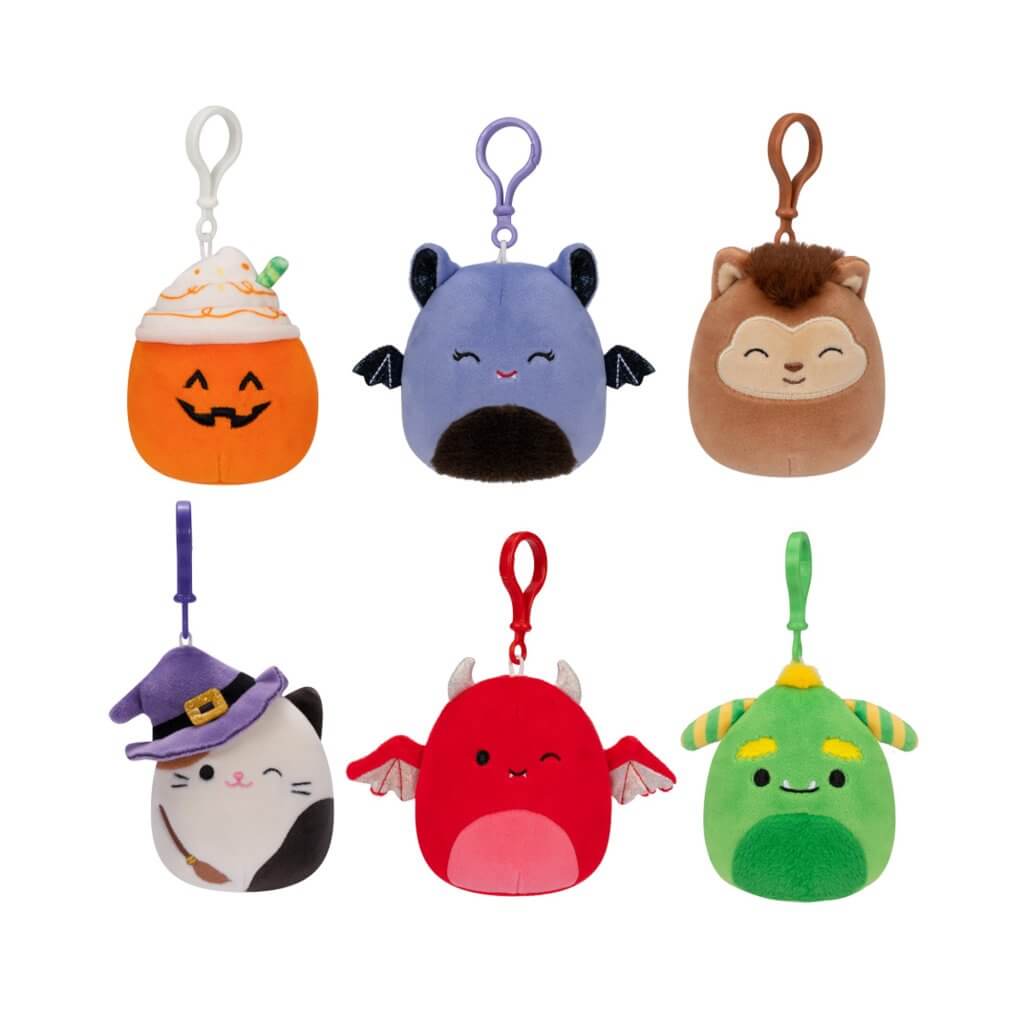 Squishmallows 3.5 inch clip ons Halloween Assortment