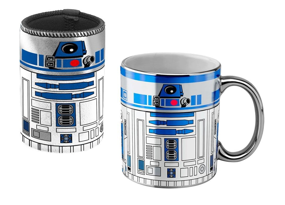 Star Wars Coffee Mug and Can Cooler Pack R2D2