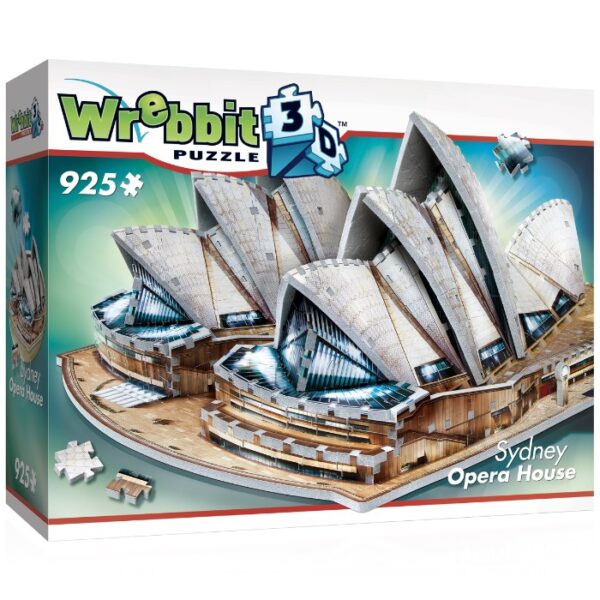 Wrebbit - Sydney Opera House 925 Piece 3D Jigsaw